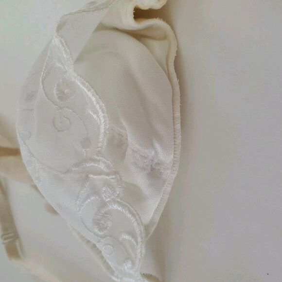 Victoria's Secret White 3 PC Vintage Bridal 34C Bra Corset Large Garter Belt Set - Picture 10 of 16